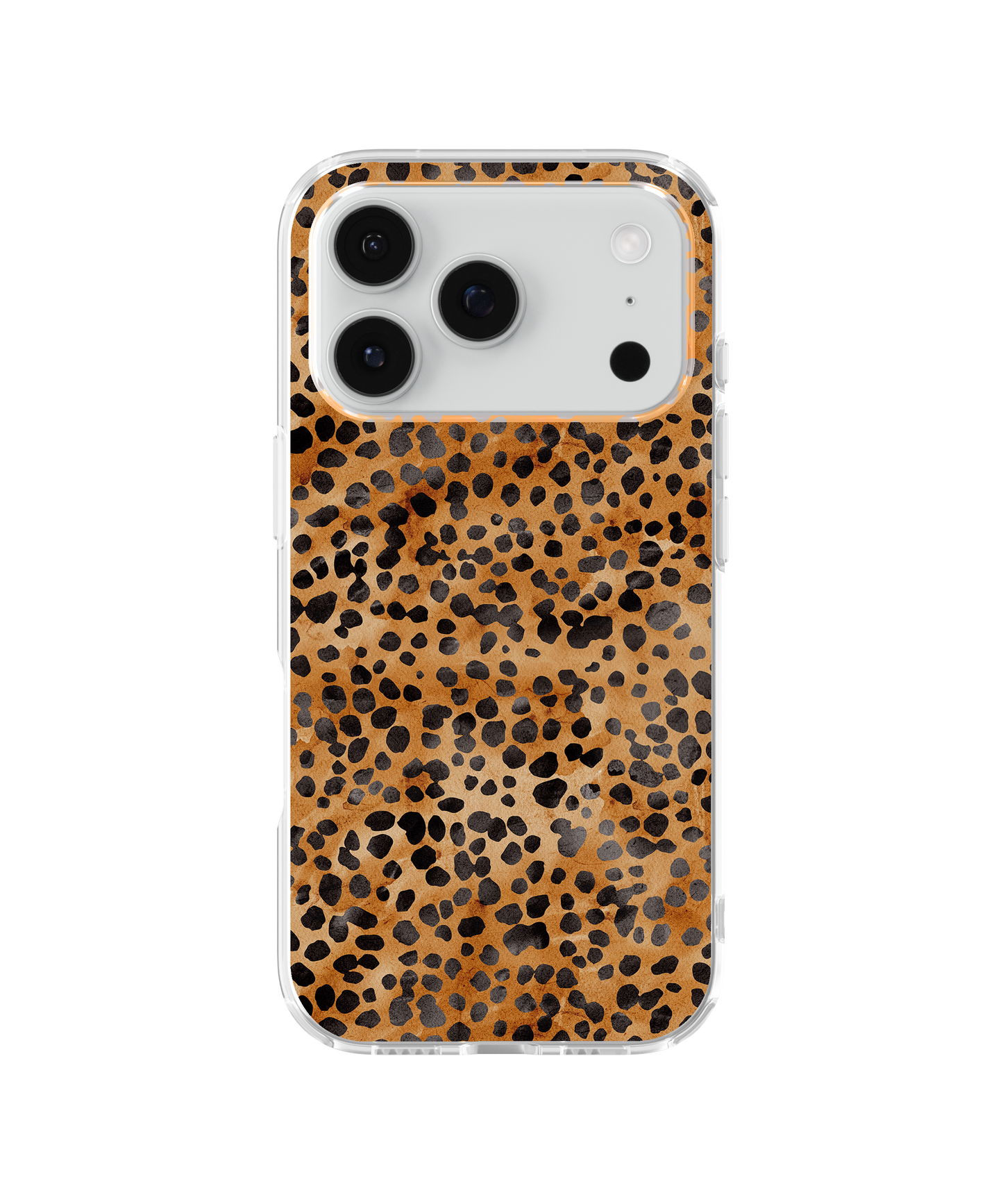 Amber Cheetah Clear Case Insert