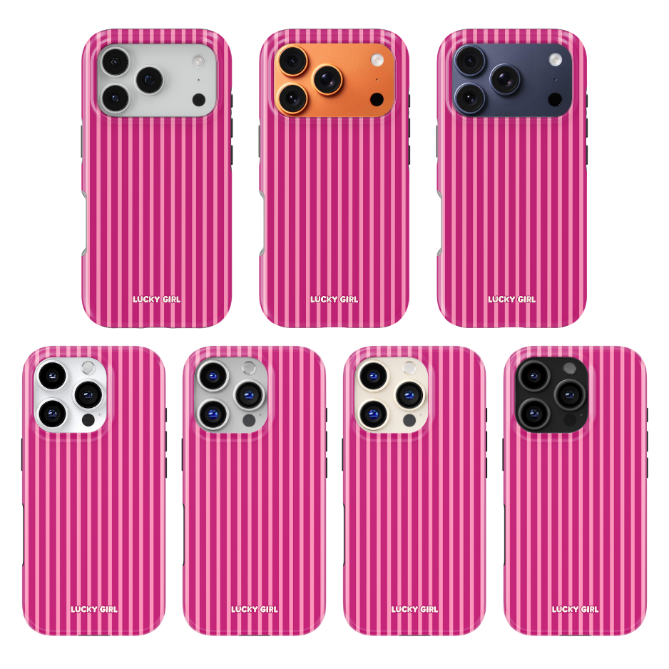 Berry Stripes Phone Case