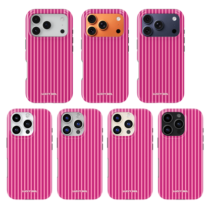 Berry Stripes Phone Case