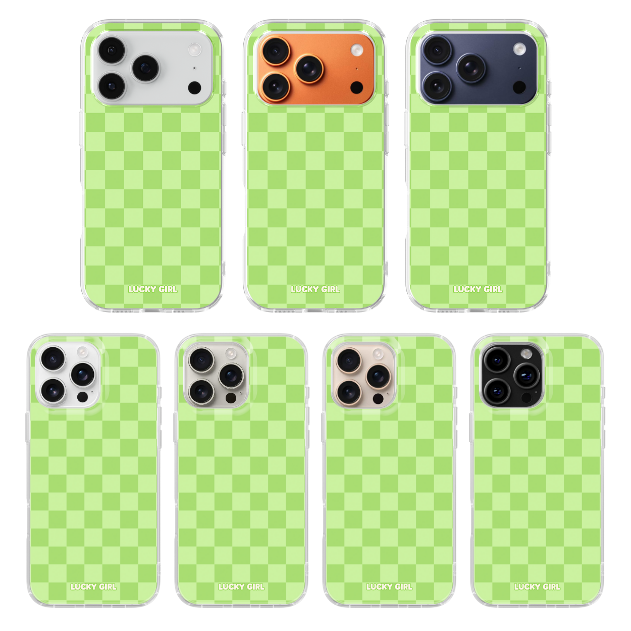Katydid Checkers Clear Case Insert