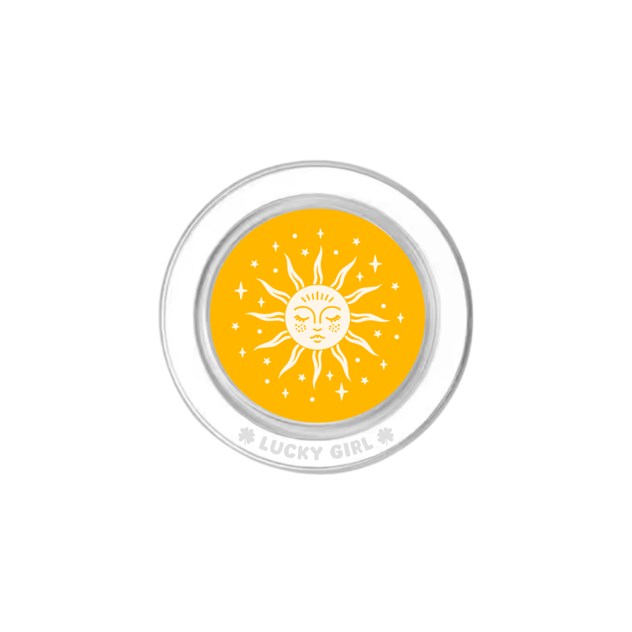 Creamsicle Sun II Phone Grip Insert
