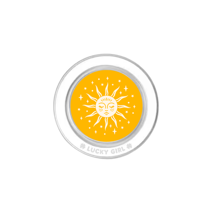 Creamsicle Sun II Phone Grip Insert