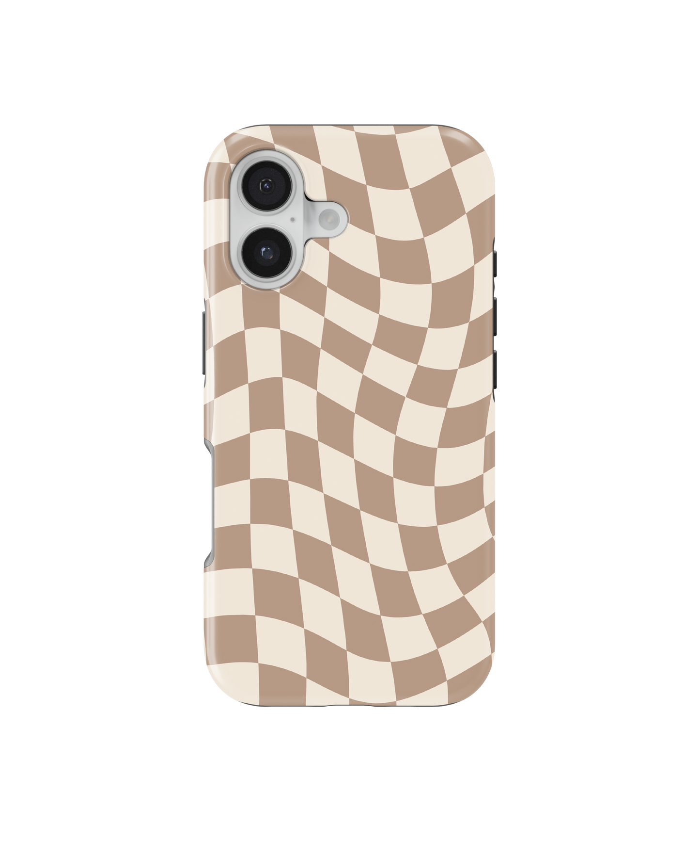 Chestnut Wavy Checkers II MagSafe Phone Case