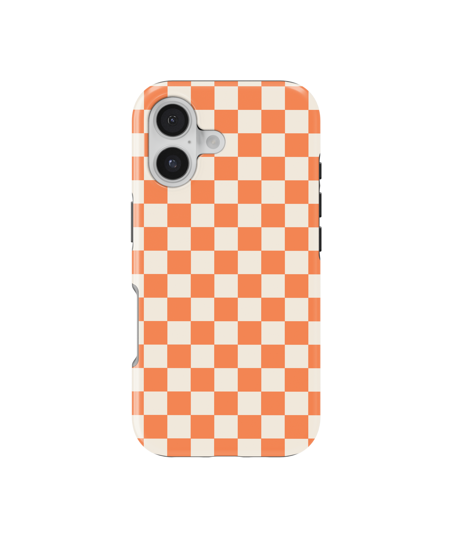 Tangerine Checkers II MagSafe Phone Case