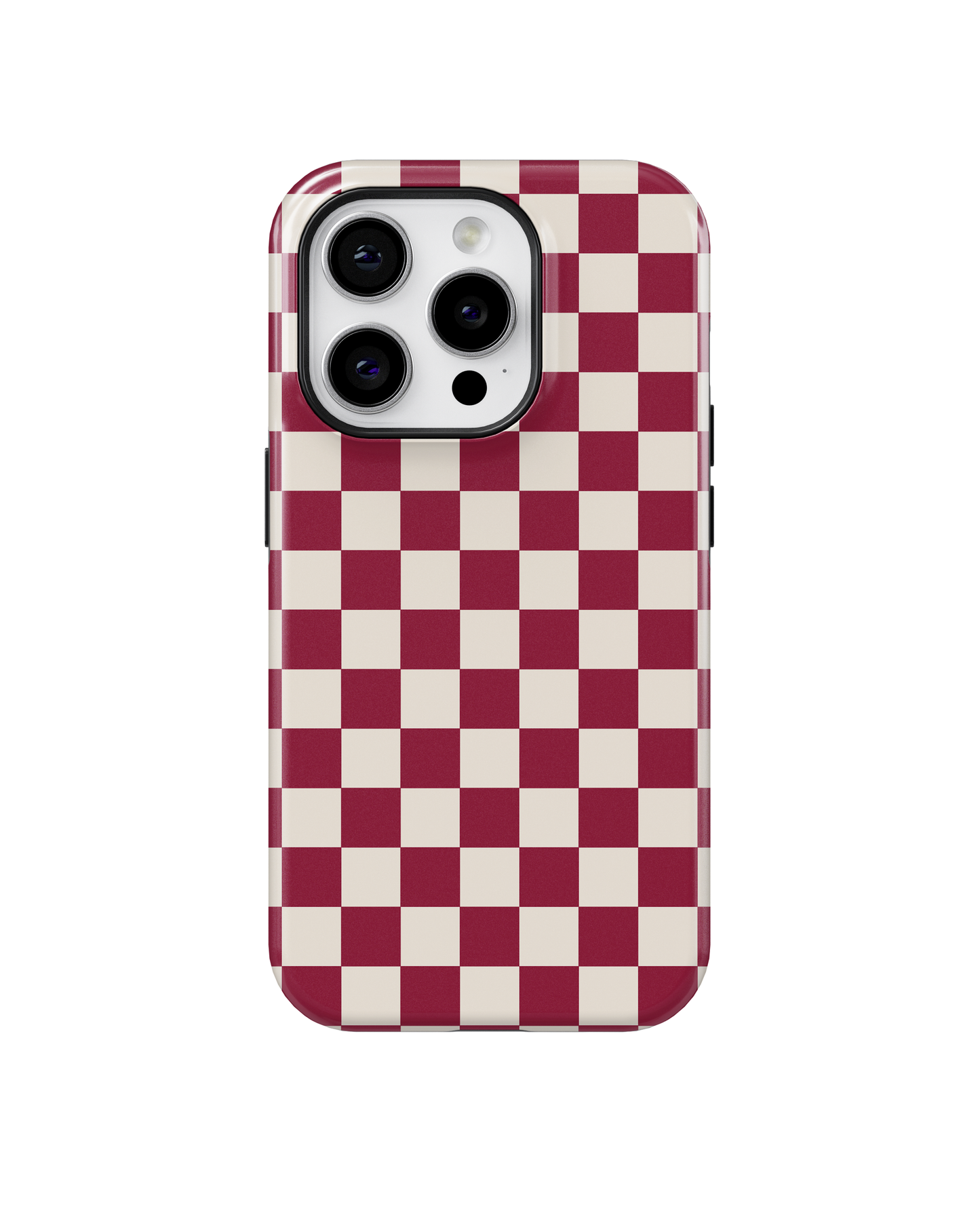 Black Cherry Checkers II MagSafe Phone Case