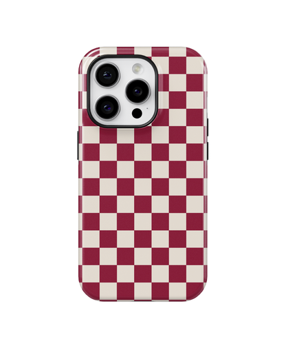 Black Cherry Checkers II MagSafe Phone Case