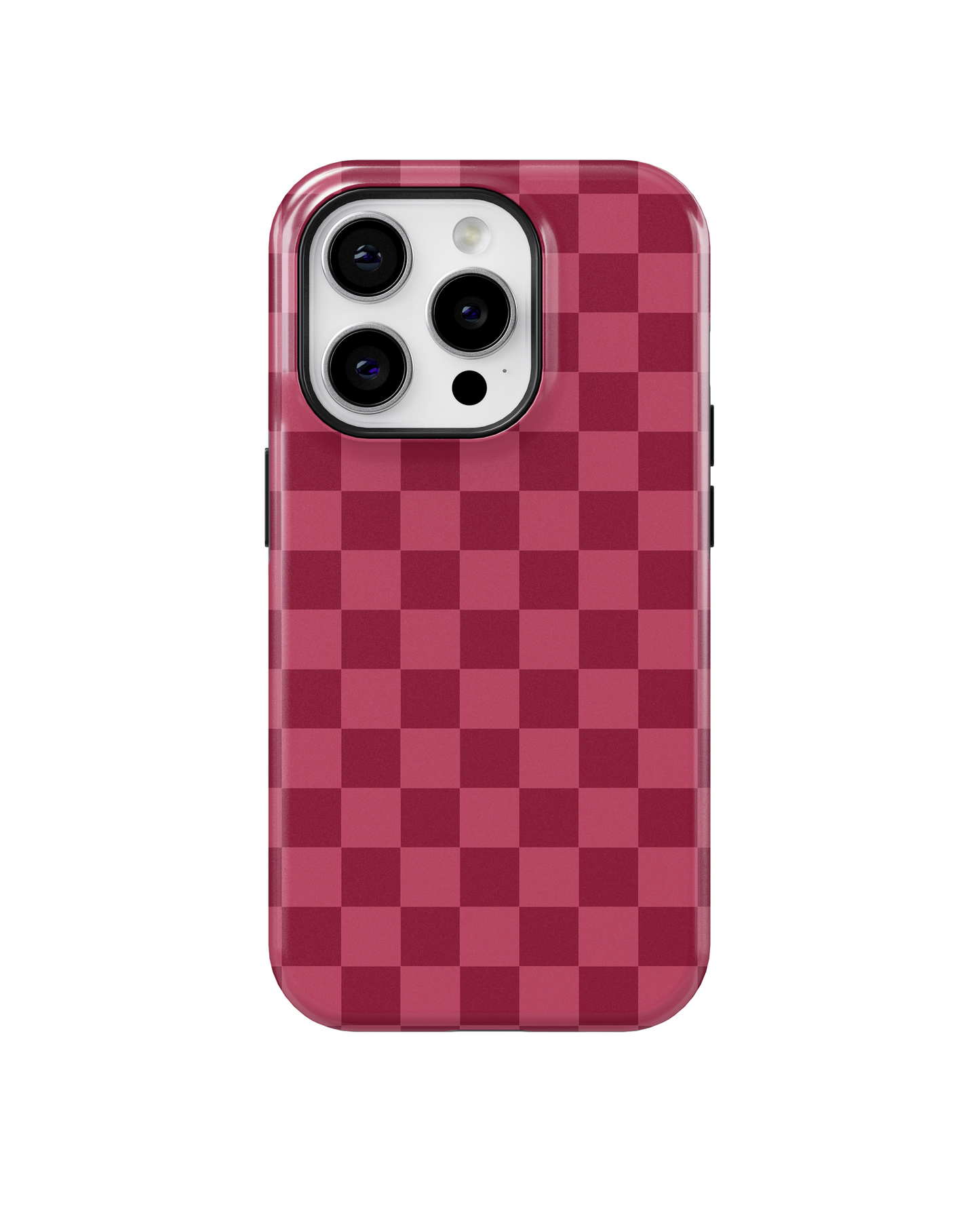 Black Cherry Checkers MagSafe Phone Case