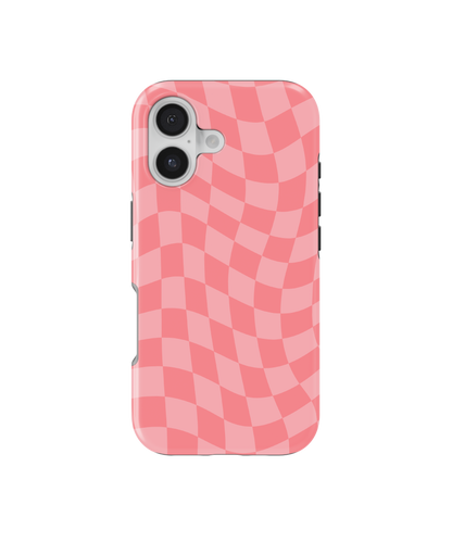 Rose All Day Wavy Checkers MagSafe Phone Case
