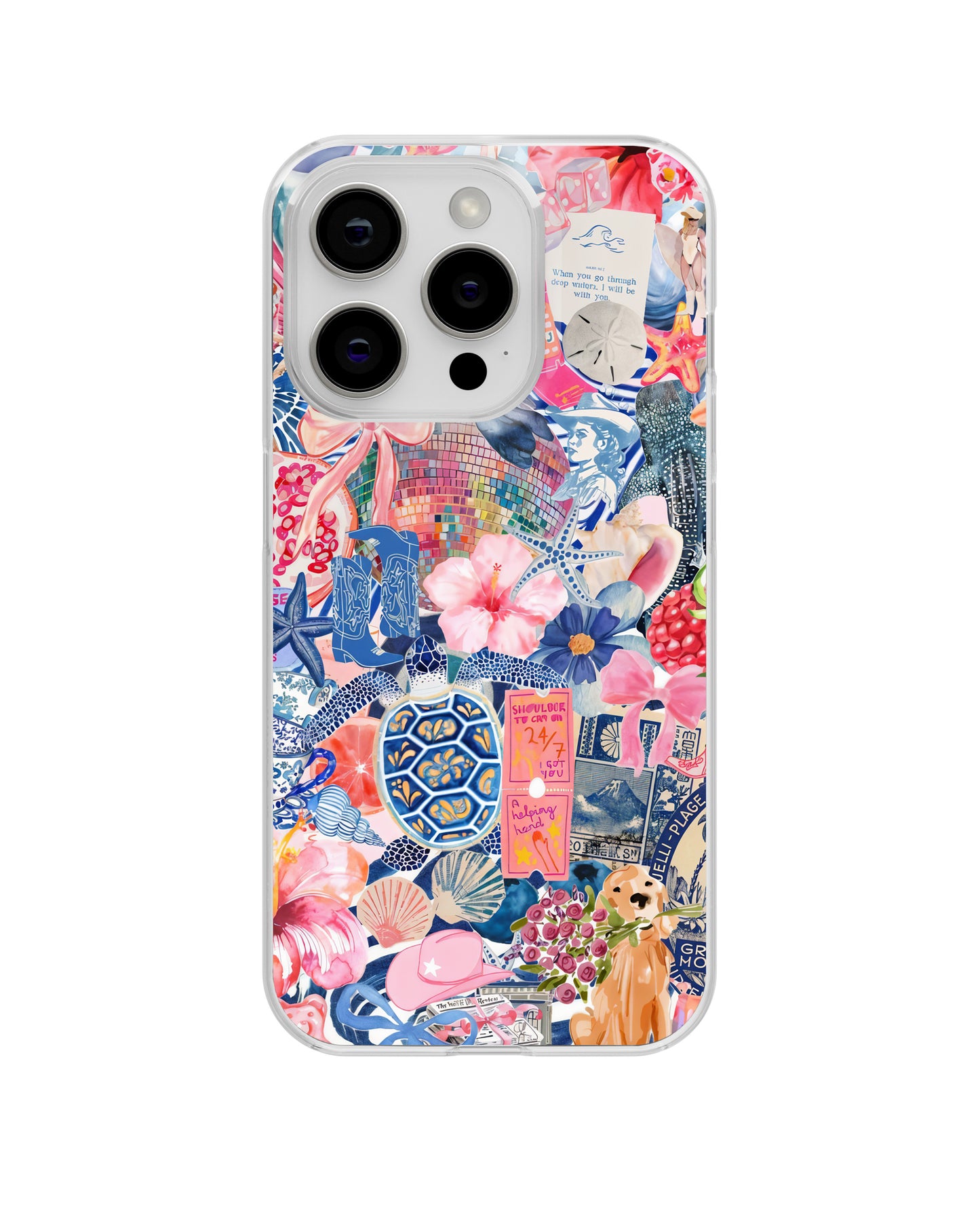 Seas the Day Clear Case Insert