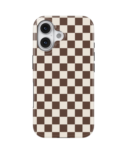 Espresso Checkers II MagSafe Phone Case