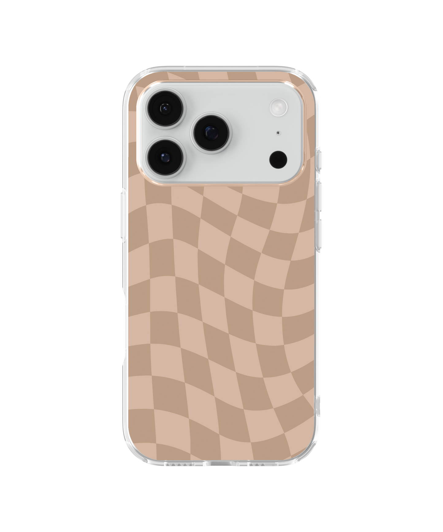 Chestnut Wavy Checkers Clear Case Insert