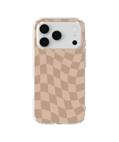 Chestnut Wavy Checkers Clear Case Insert