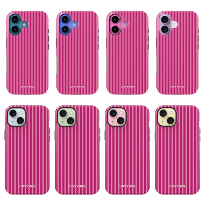 Berry Stripes Phone Case