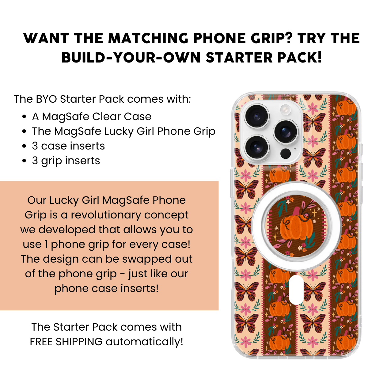 Harvest Flutter Clear Case Insert