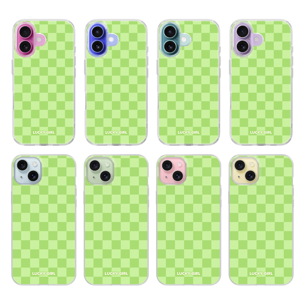 Katydid Checkers Clear Case Insert