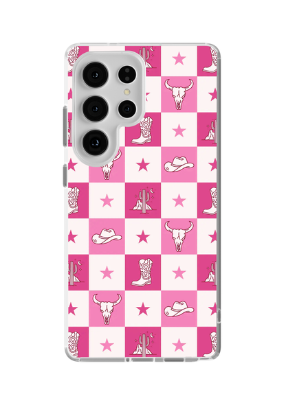 Cowgirl Check Clear Case Insert