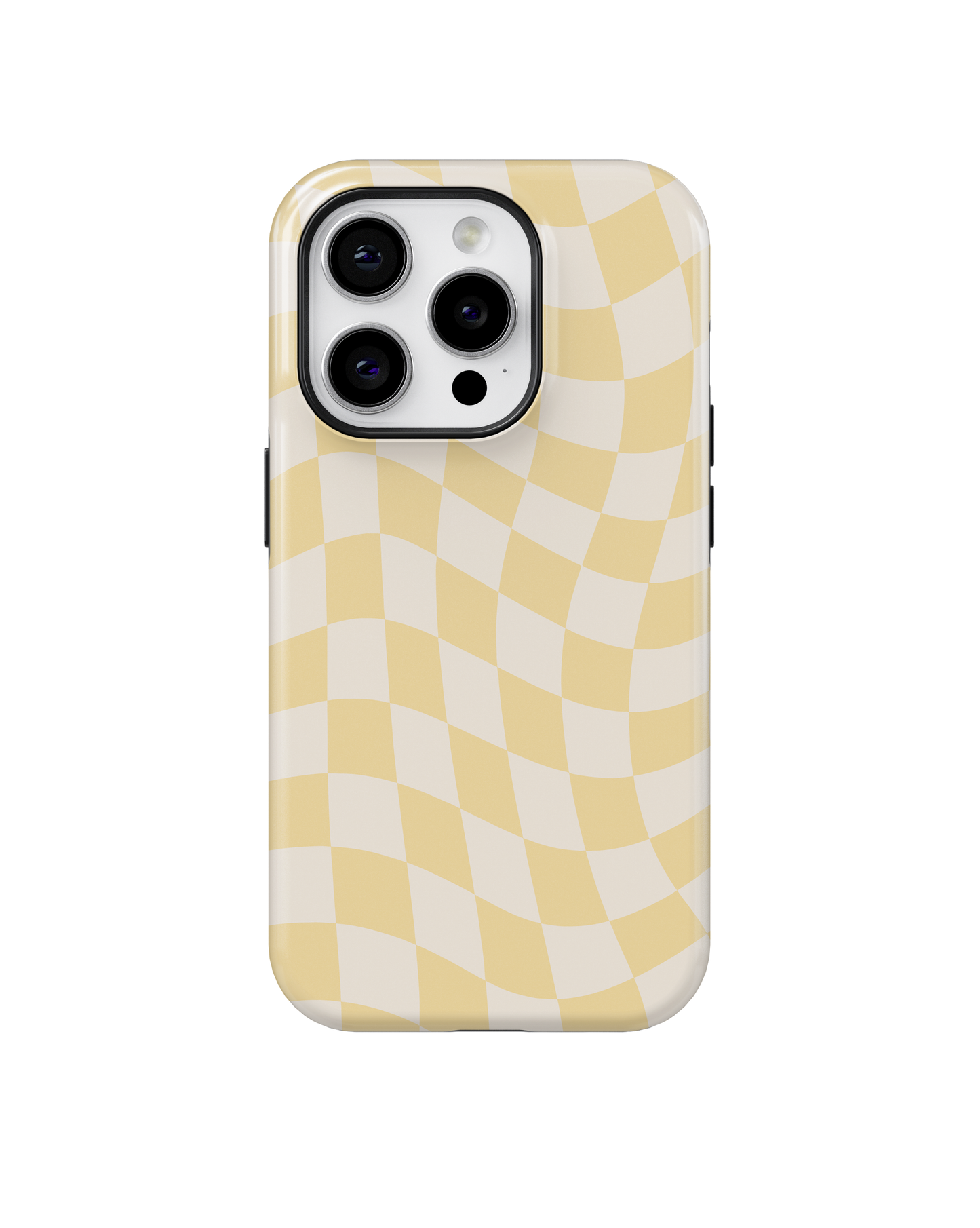 Banana Whispers Wavy Checkers II MagSafe Phone Case
