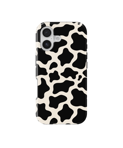 Onyx Cow Print MagSafe Phone Case