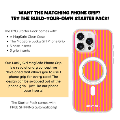 Sherbet Stripes Clear Case Insert