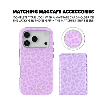 Lilac Leopard Phone Case