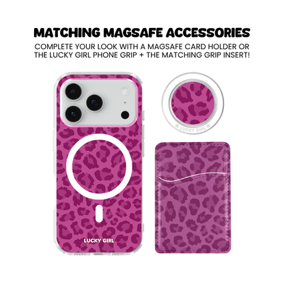 Velvet Leopard Clear Case Insert