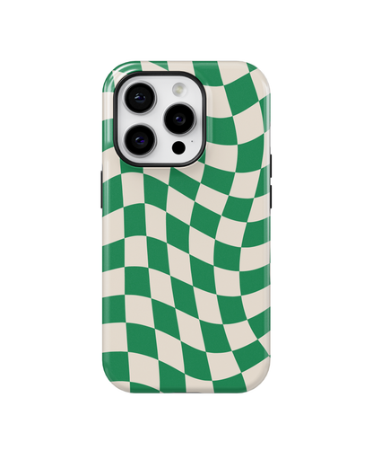 Emerald City Wavy Checkers II MagSafe Phone Case