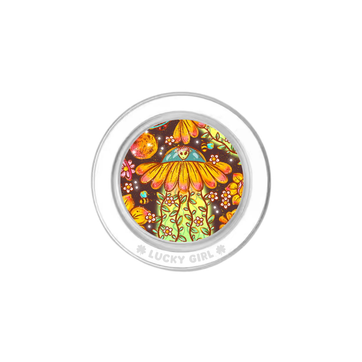 Beam Me Up Blossoms Phone Grip Insert
