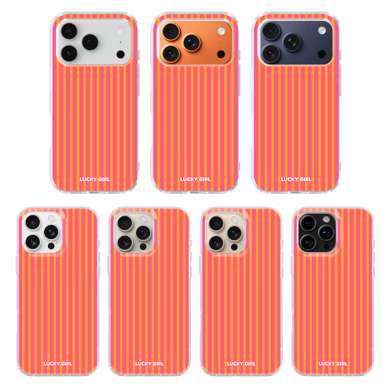 Sherbet Stripes Clear Case Insert