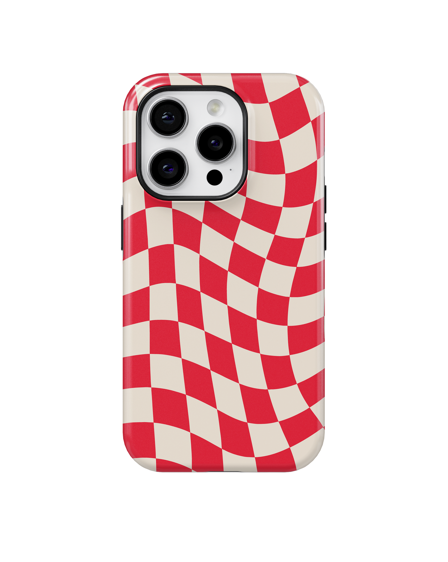 Vermillion Wavy Checkers II MagSafe Phone Case