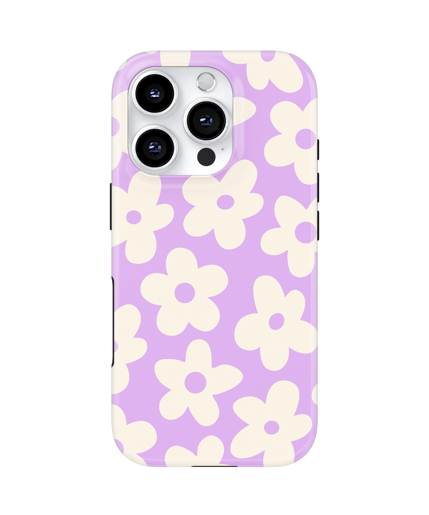 Lilac Big Blooms MagSafe Phone Case