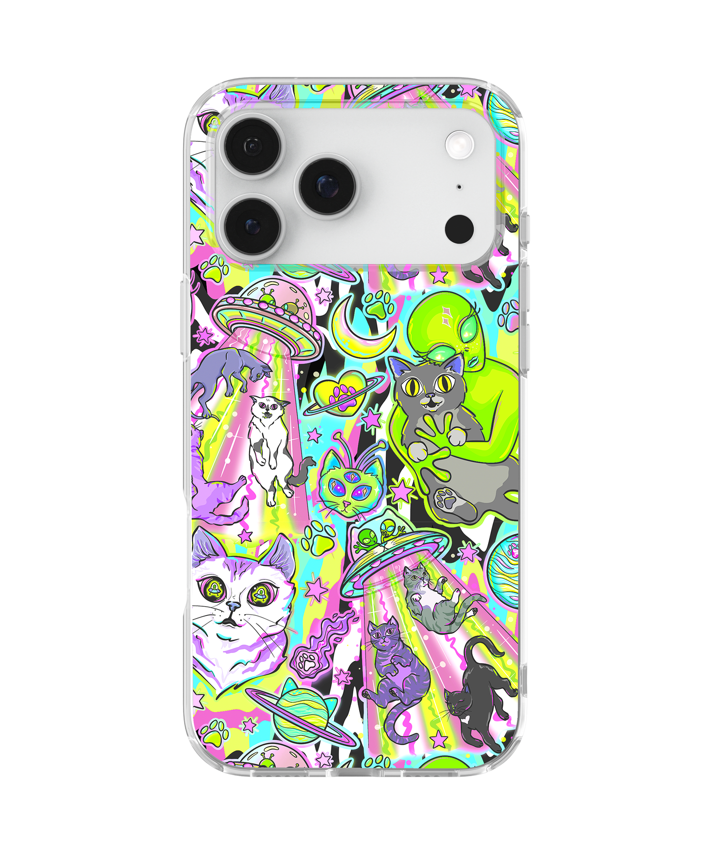 Alien Acid Holographic Clear Case Insert