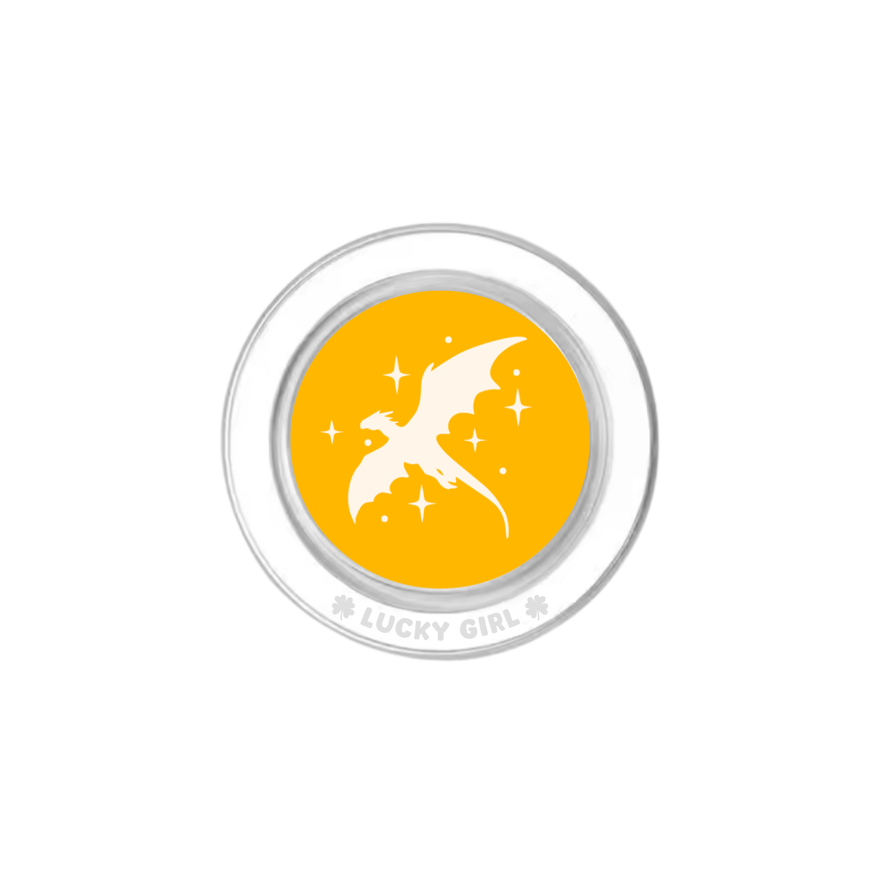 Creamsicle Dragon II Phone Grip Insert