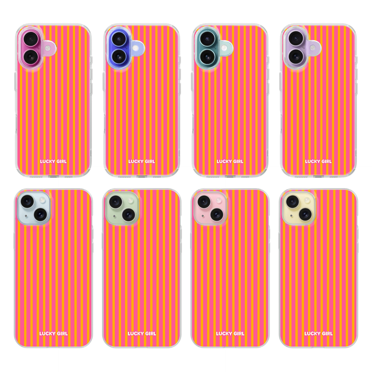 Sherbet Stripes Clear Case Insert