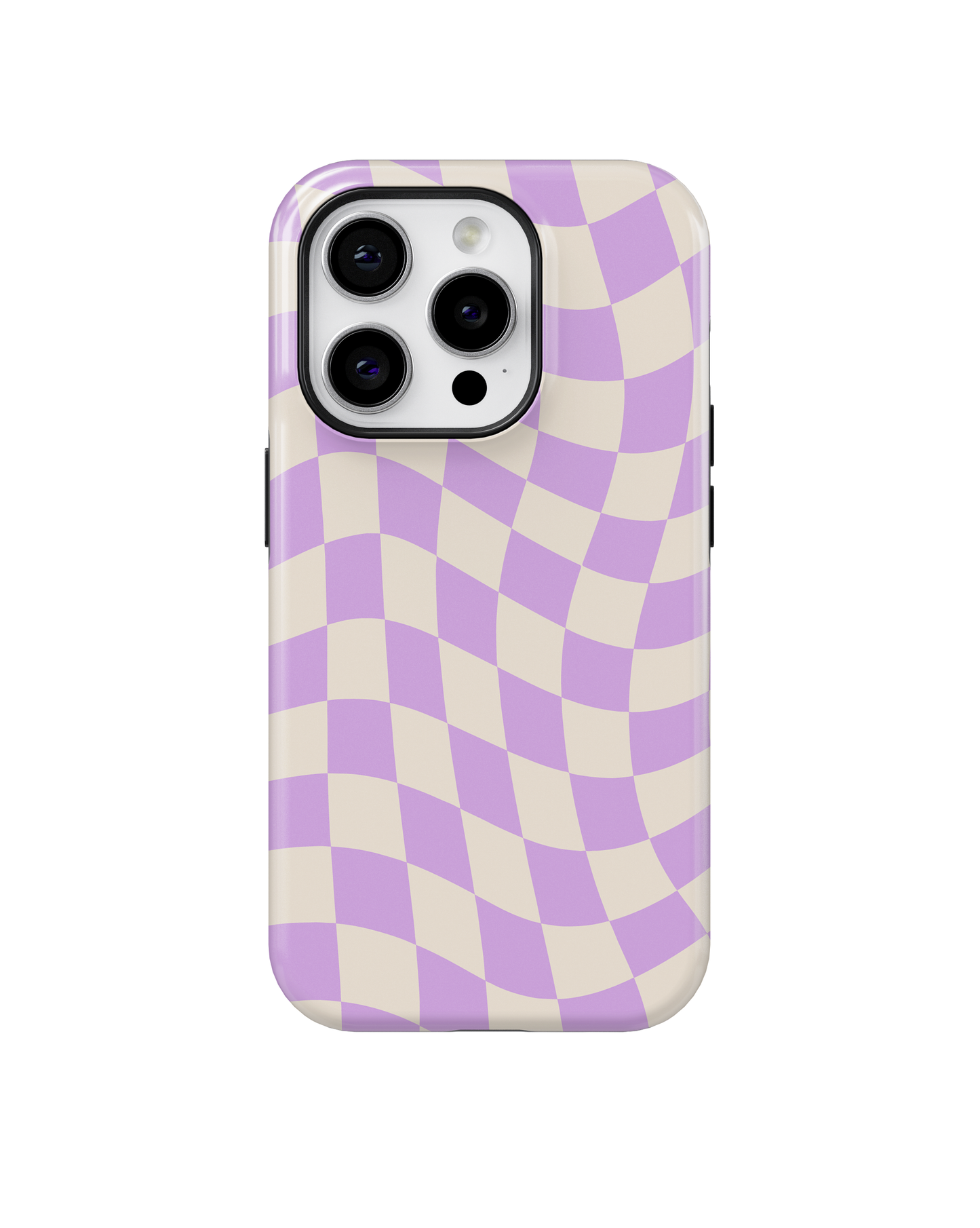 Lilac Wavy Checkers II MagSafe Phone Case