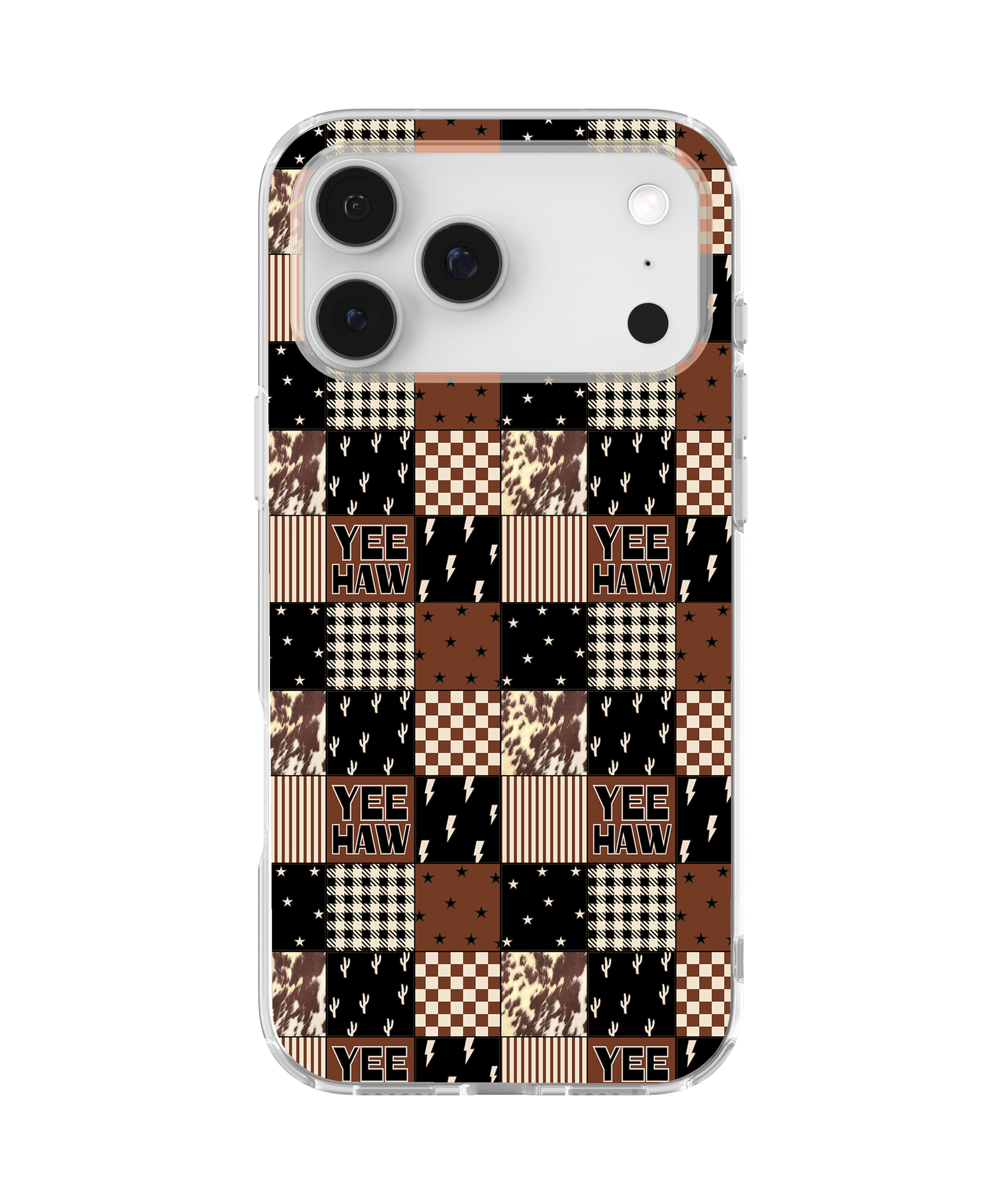 Yeehaw Check Clear Case Insert