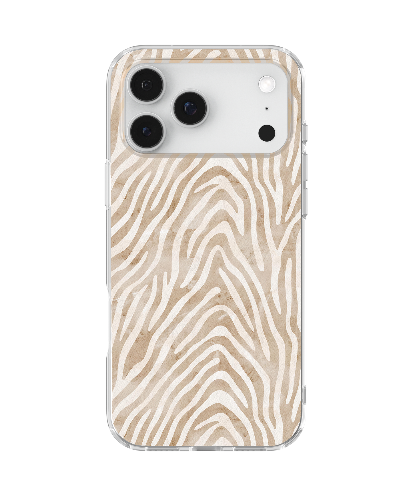 Sandstone Zebra Clear Case Insert