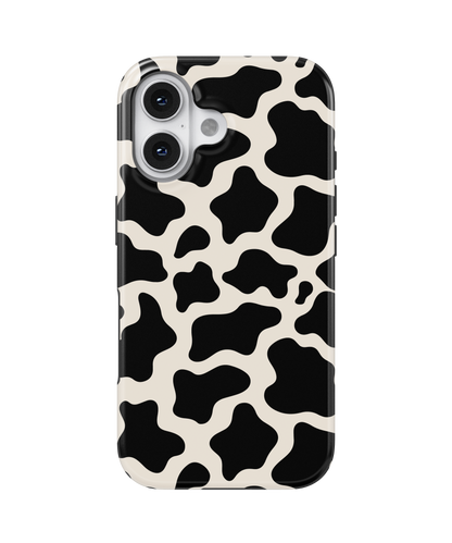 Onyx Cow Print MagSafe Phone Case