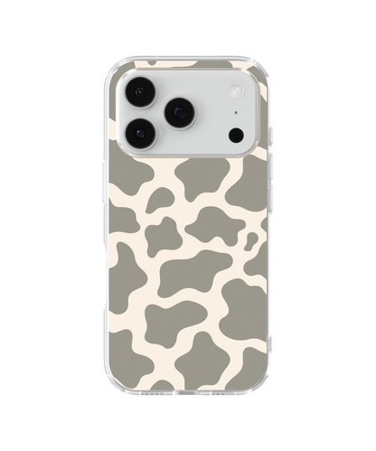 River Rock Cow Print Clear Case Insert