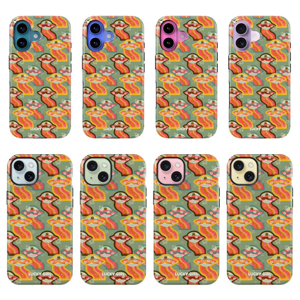Outta This World (Teal) Phone Case