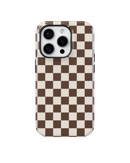 Espresso Checkers II MagSafe Phone Case