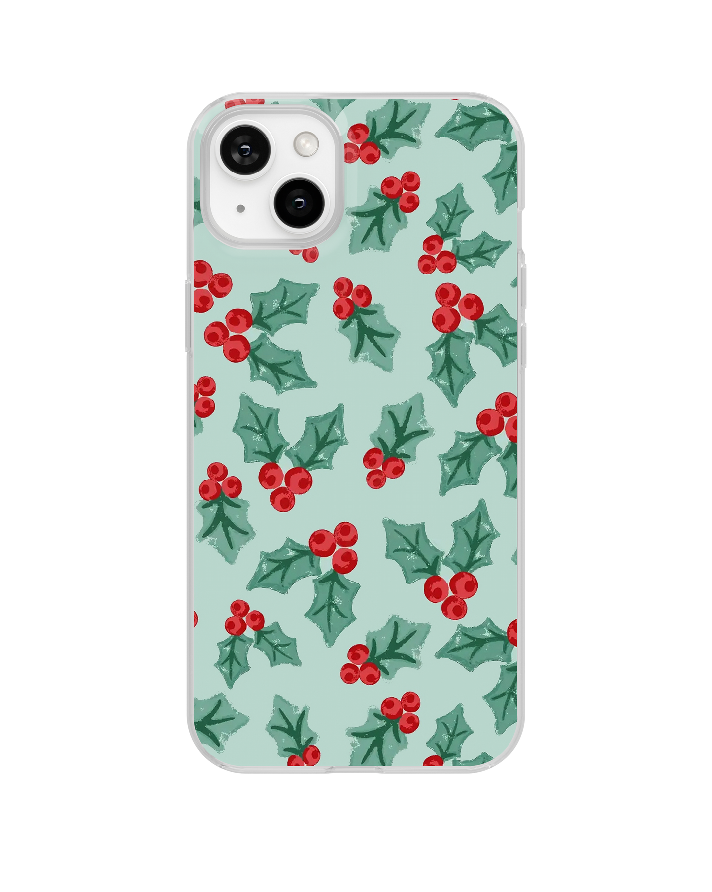 Holly Jolly Clear Case Insert