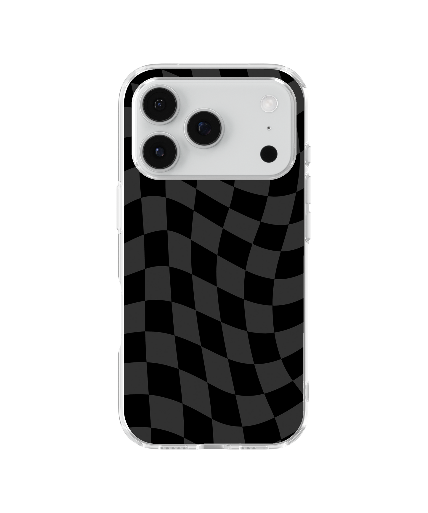 Onyx Wavy Checkers Clear Case Insert