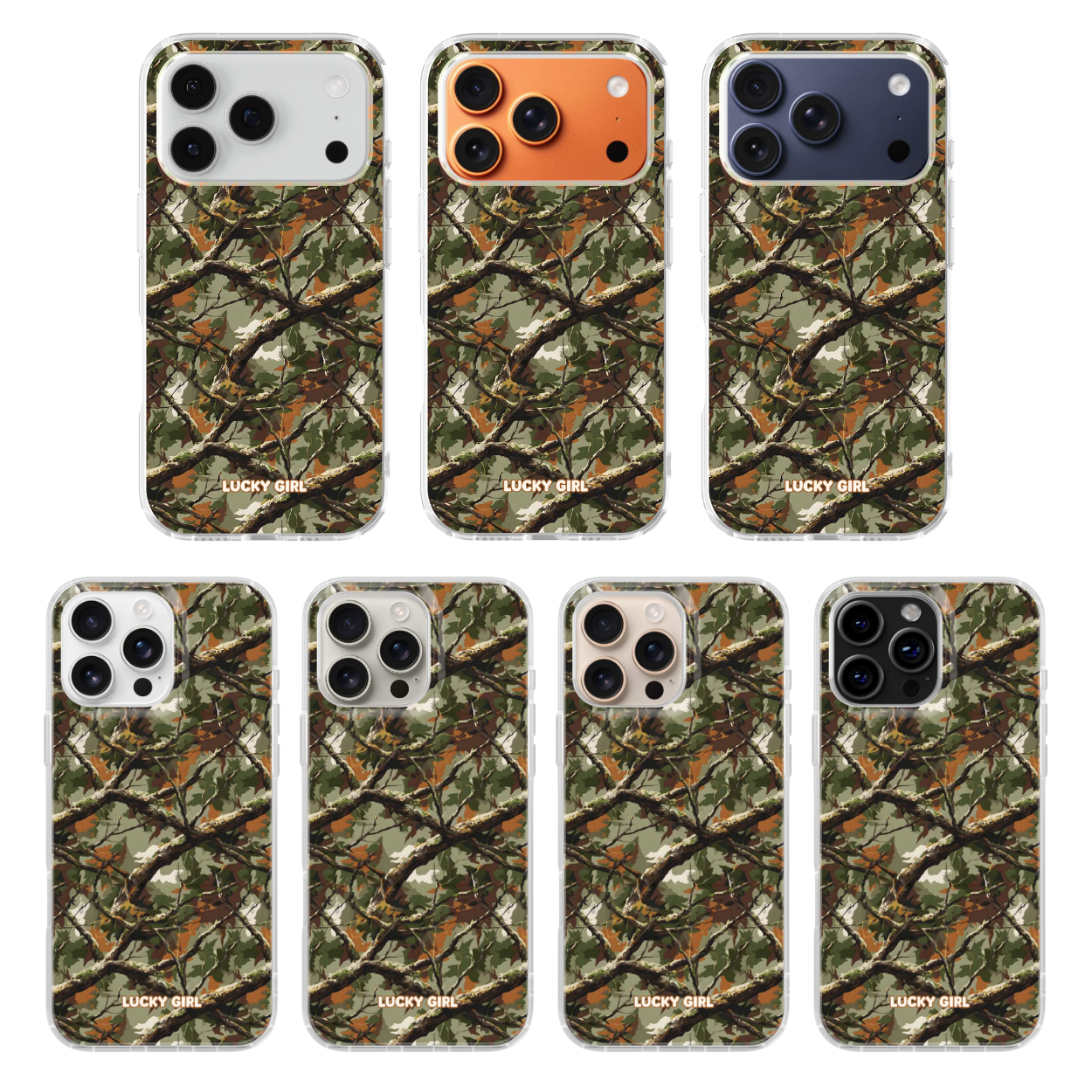 Camouflage Clear Case Insert