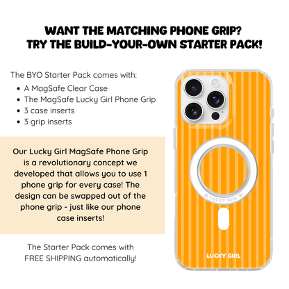 Mango Stripes Clear Case Insert