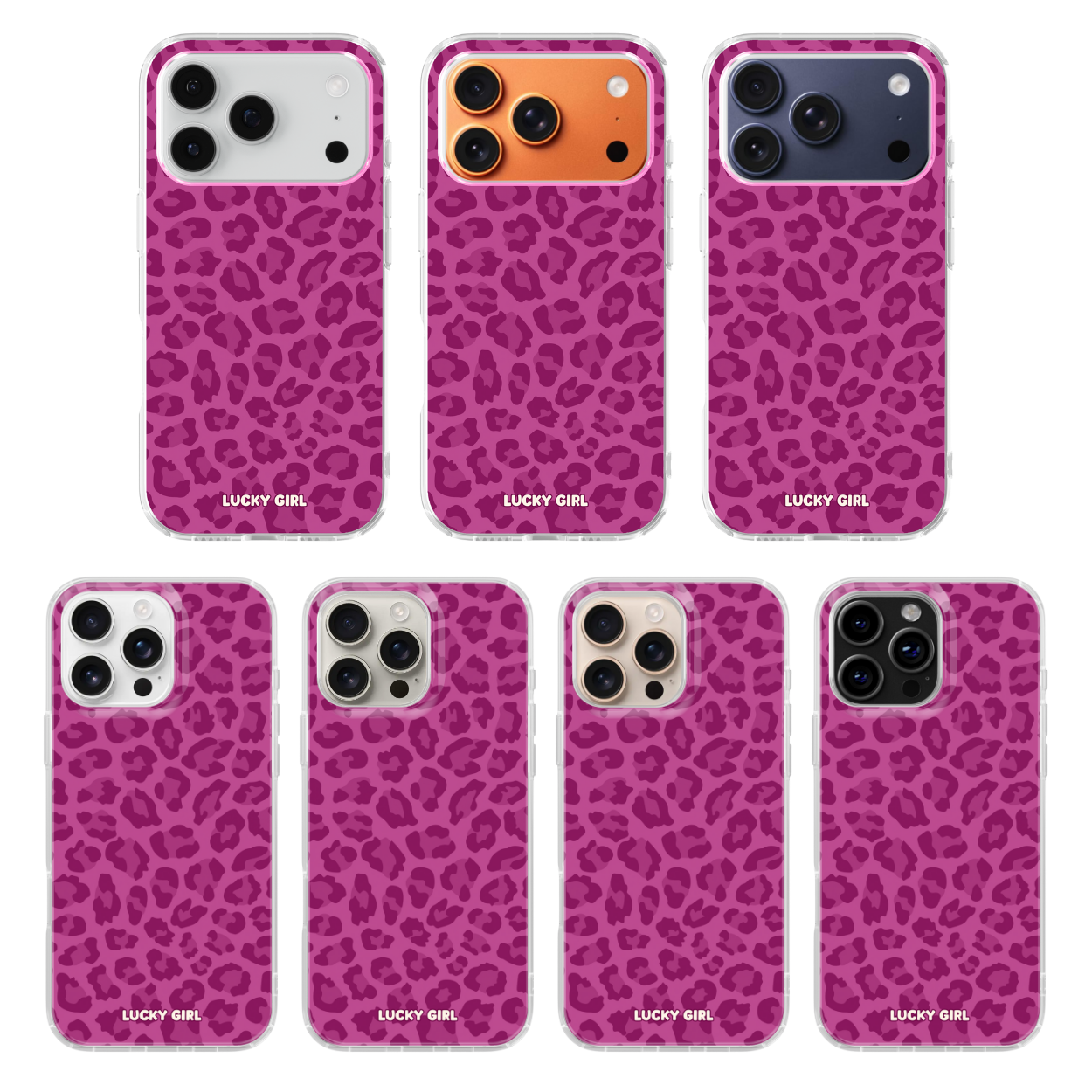Velvet Leopard Clear Case Insert
