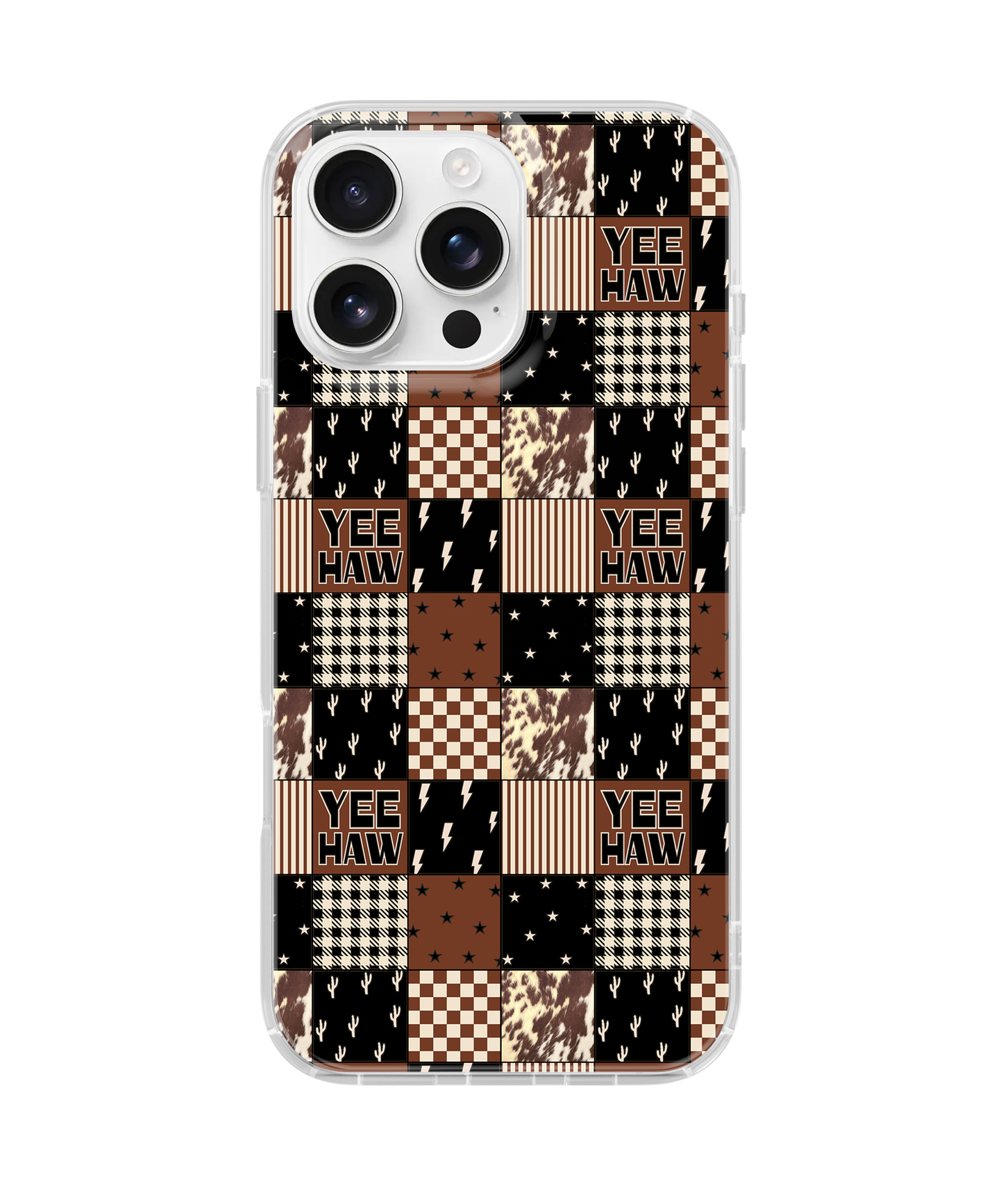 Yeehaw Check Clear Case Insert