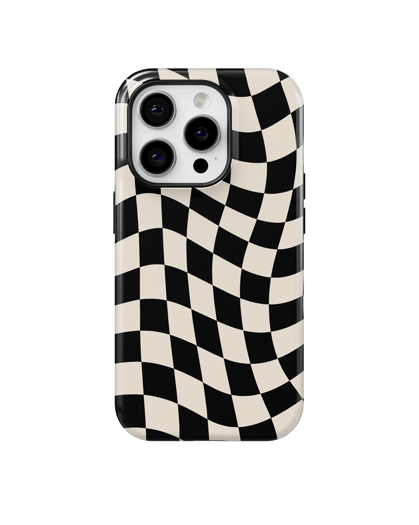 Onyx Wavy Checkers II MagSafe Phone Case