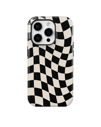 Onyx Wavy Checkers II MagSafe Phone Case