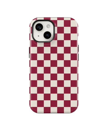 Black Cherry Checkers II MagSafe Phone Case