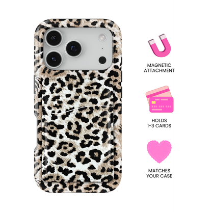 Wild Leopard MagSafe Card Holder
